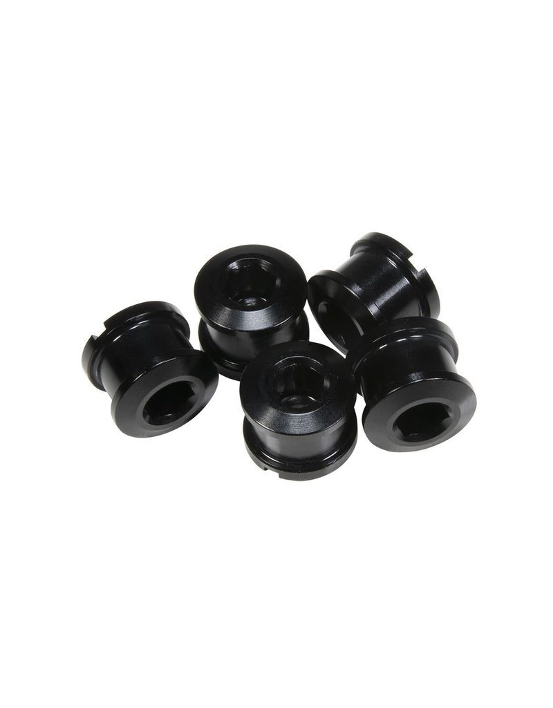 Insight CHAINRING BOLT SET/5 BMX INSIGHT ALUM BLK 8.5