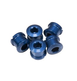 Insight CHAINRING BOLT SET/5 BMX INSIGHT ALUM BLUE 8.5