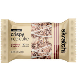 Skratch Labs SKRATCH CRISPY RICE CAKE BAR STRAWBERRY AND MALLOW