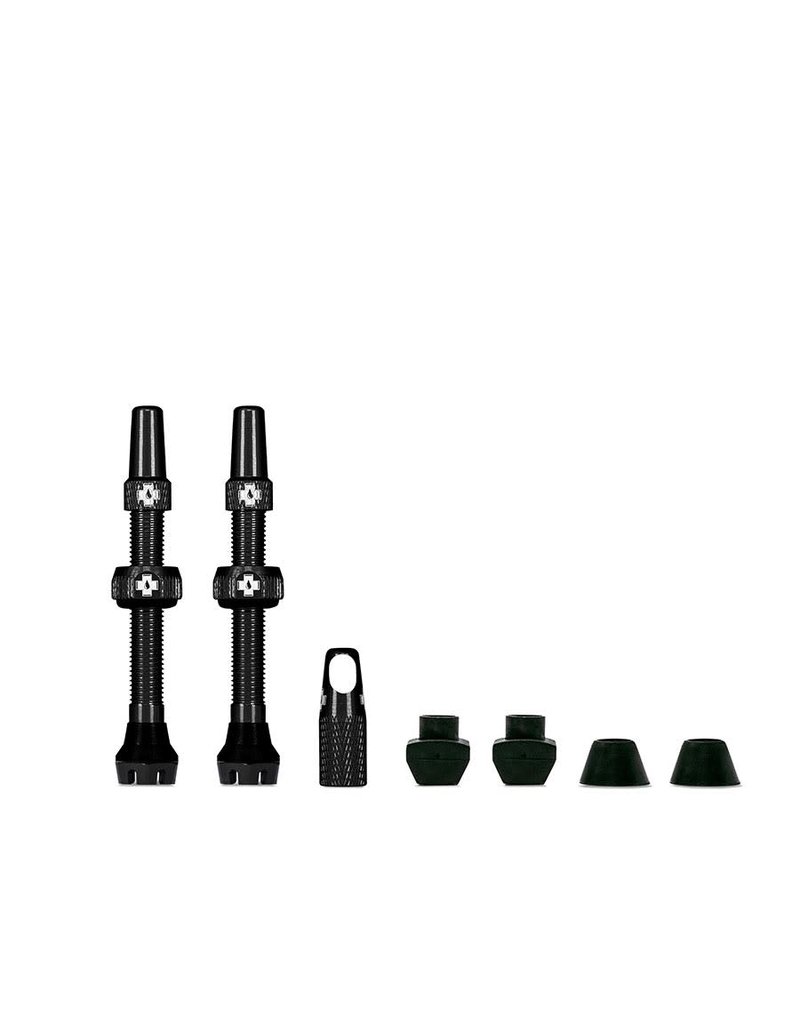 Muc-Off TUBELESS VALVES MUC-OFF V2 44MM BLK PAIR