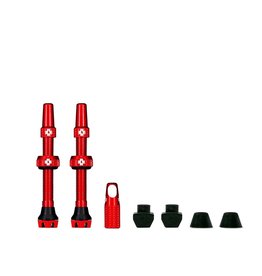 Muc-Off TUBELESS VALVES MUC-OFF V2 44MM RED PAIR