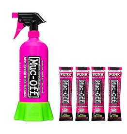 Muc-Off CLEANER MUC-OFF PUNK POWDER 4 X 30g AND ALUMINUM BOTTLE