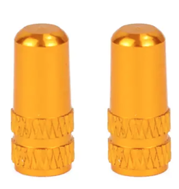 VALVE CAPS PV ALUM GOLD PAIR