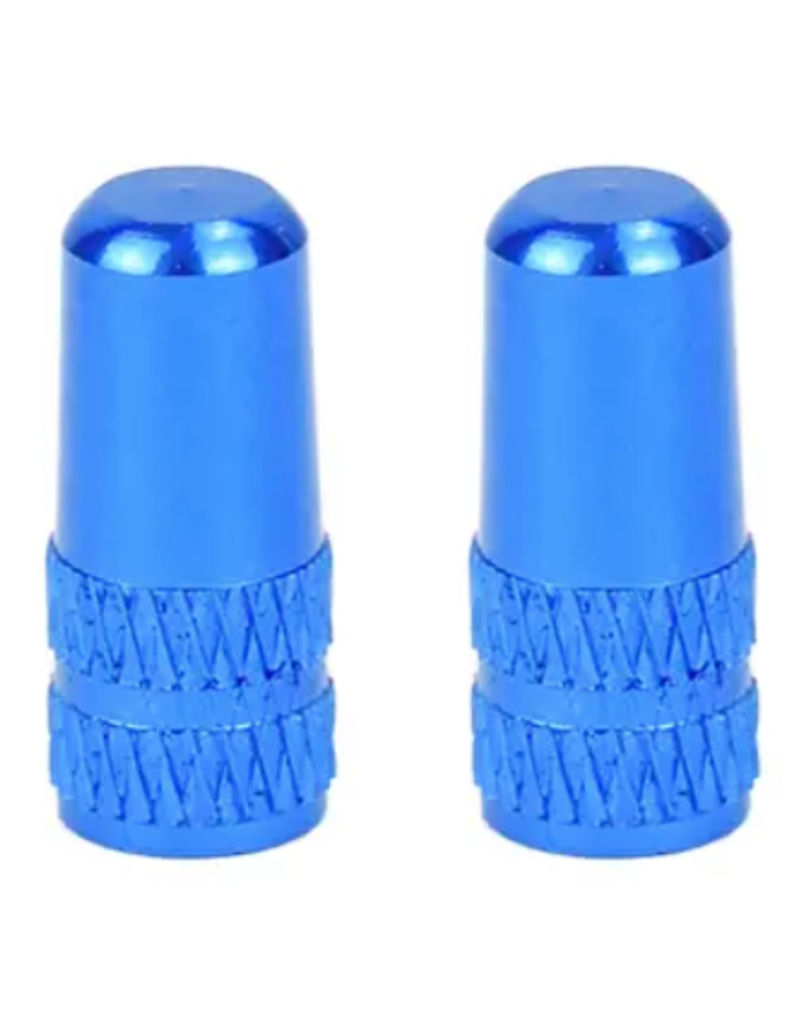 VALVE CAPS PV ALUM BLUE PAIR