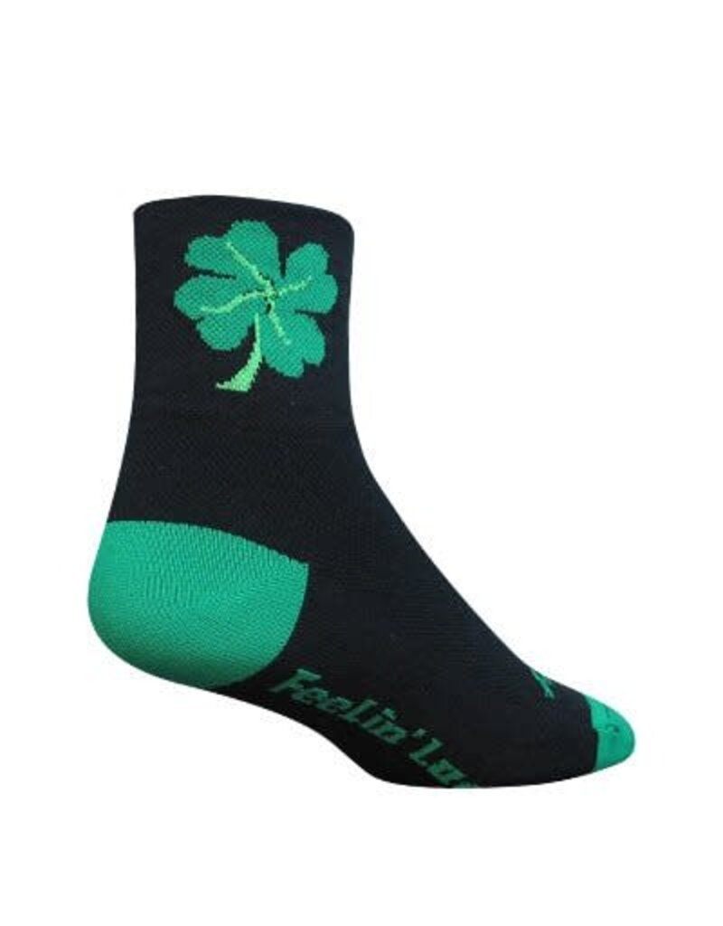 Sockguy SOCK SOCKGUY L/XL LUCKY BLACK