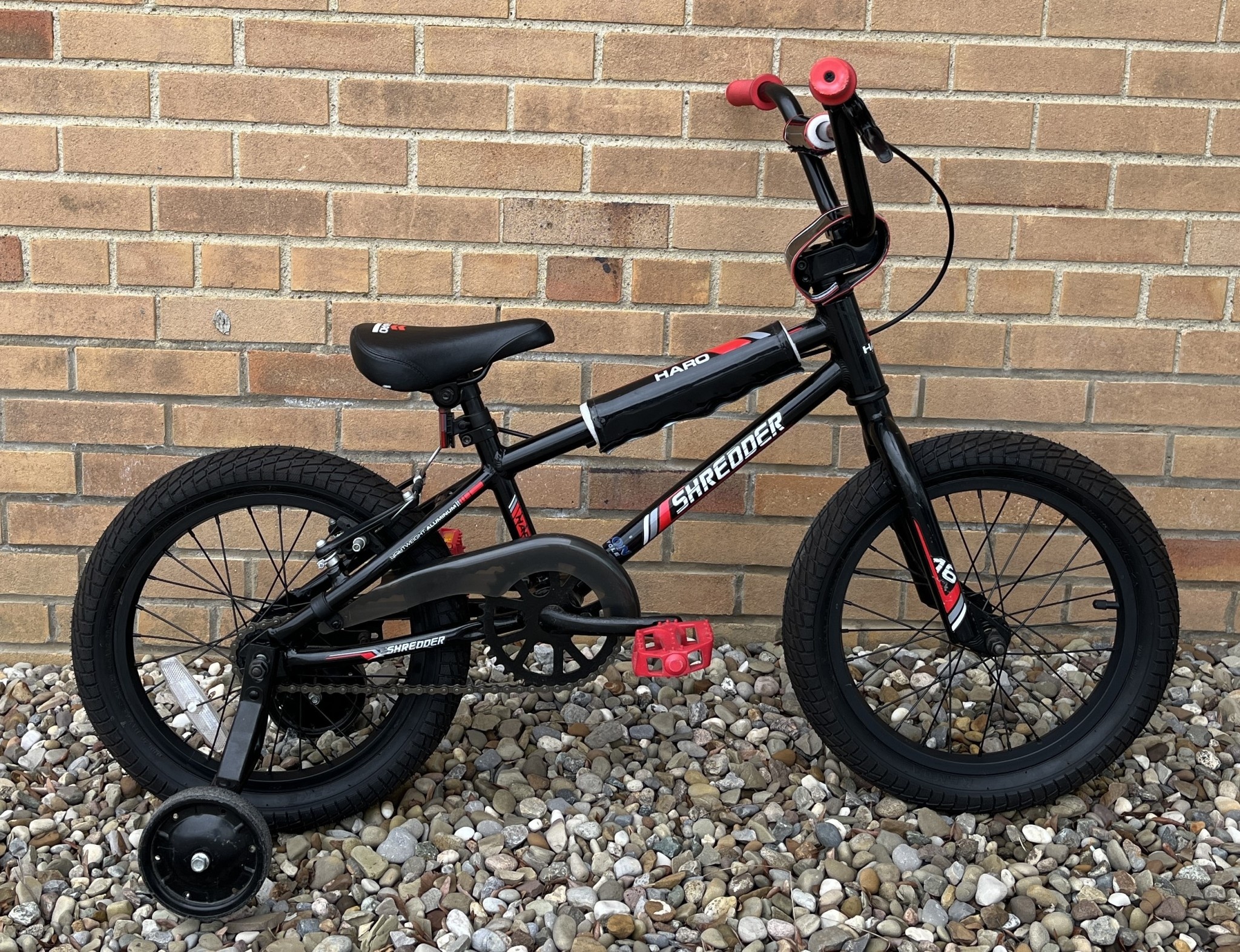 PRE OWNED 16 HARO SHREDDER BLACK Solon Bicycle The Friendly Bike Shop