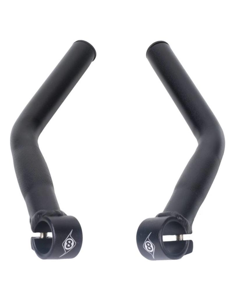 BAR END ALLOY BLK