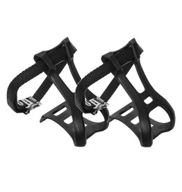 TOE CLIPS W/STRAP LARGE