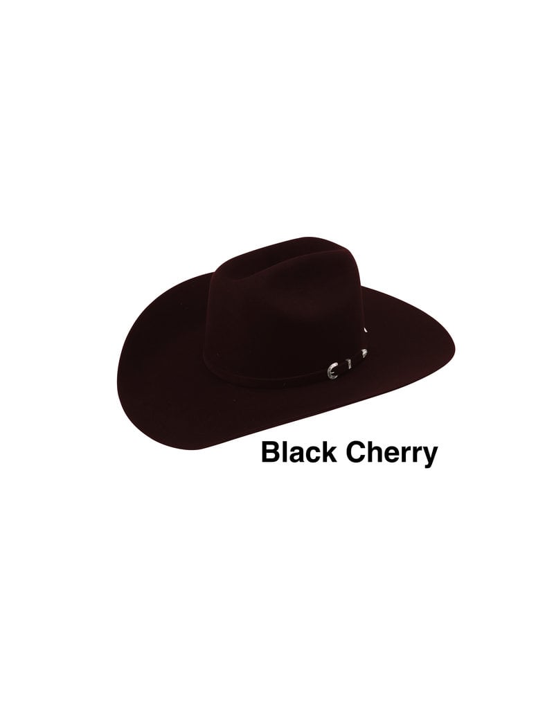 American Hat Co. 40X Black Cherry Felt Western Hat