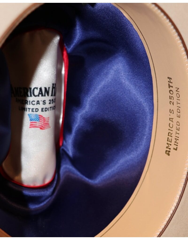 AMERICAN HAT CO AMR 100X 4 1/4" AMERICA 250th ANNIVERSARY