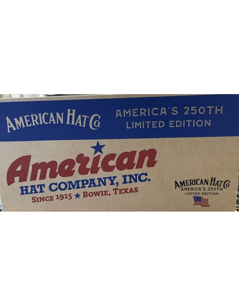 AMERICAN HAT CO AMR 100X 4 1/4" AMERICA 250th ANNIVERSARY