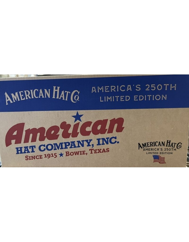AMERICAN HAT CO AMR 100X 4 1/4"  AMERICA 250th ANNIVERSARY