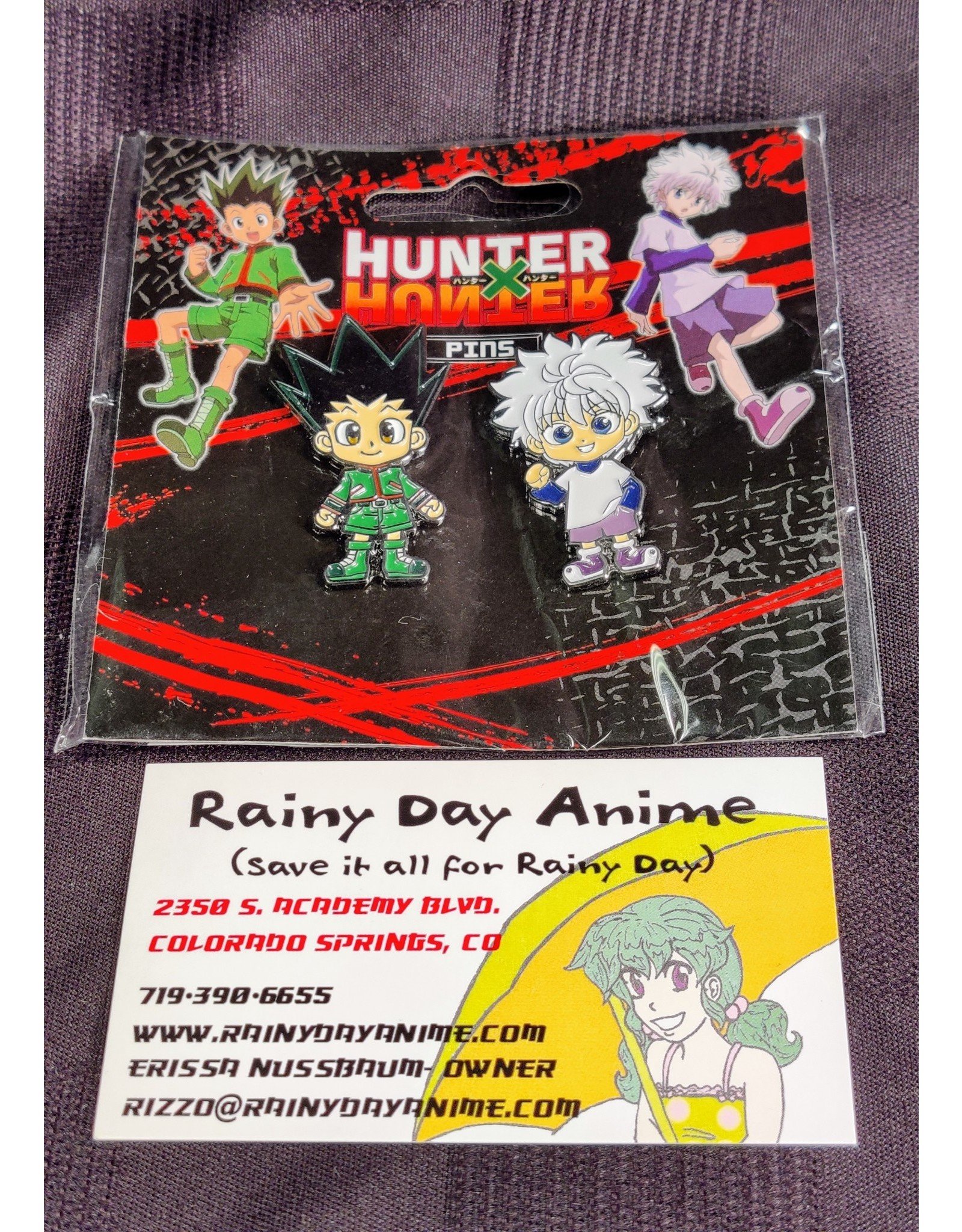 Hunter X Hunter Gon Killua Pins Rainy Day Anime