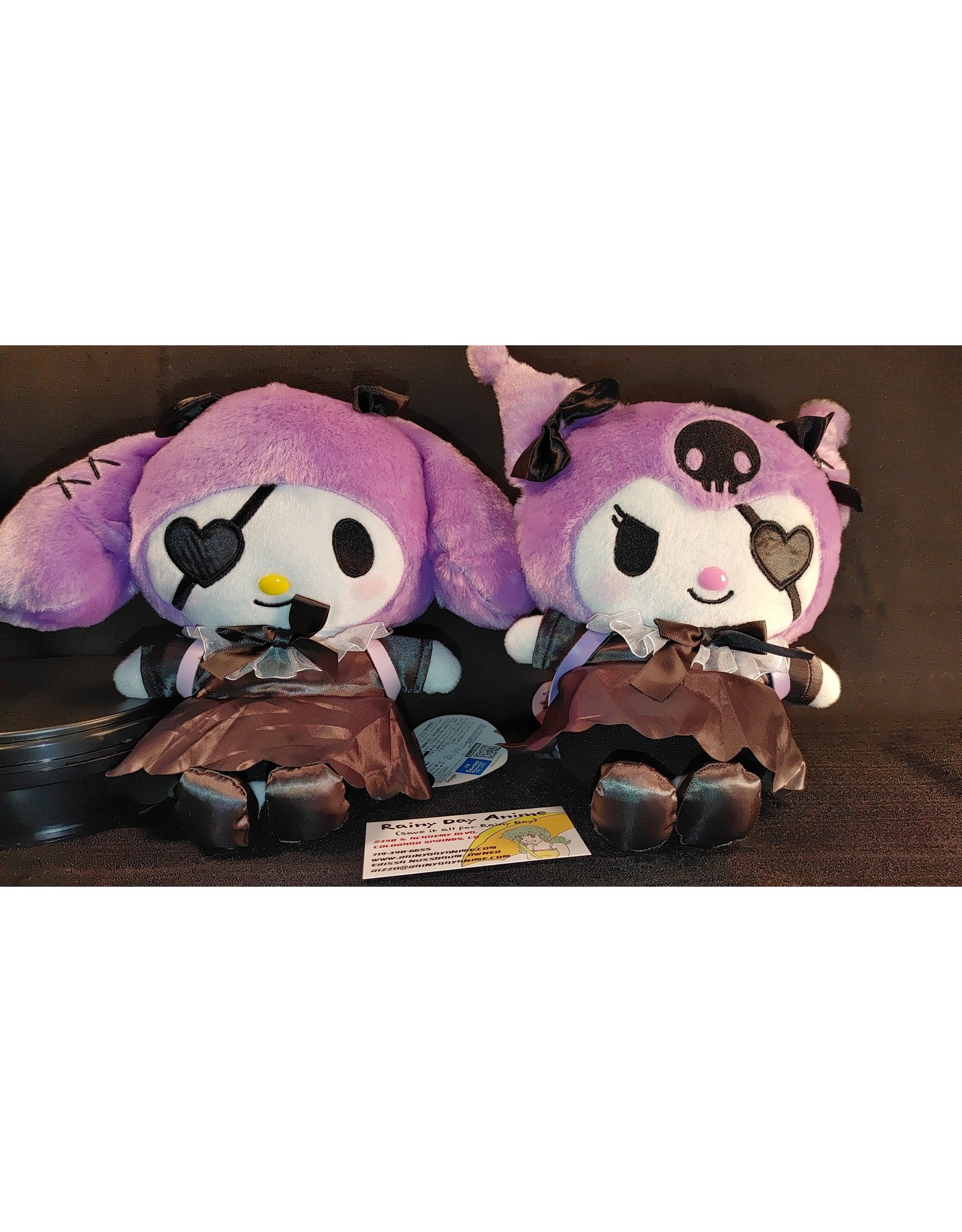 Sanrio Kuromi and My Melody, Gothic Ita Plush Set