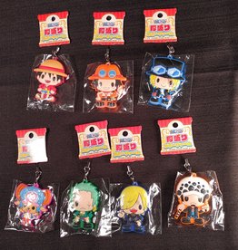 One Piece Atsumori Rubber Charm Set