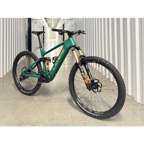 LaMere Cycles GREEN Diode V5 Prototype, FOX 38 Fork, DHX COIL Shock, Size Large 19"