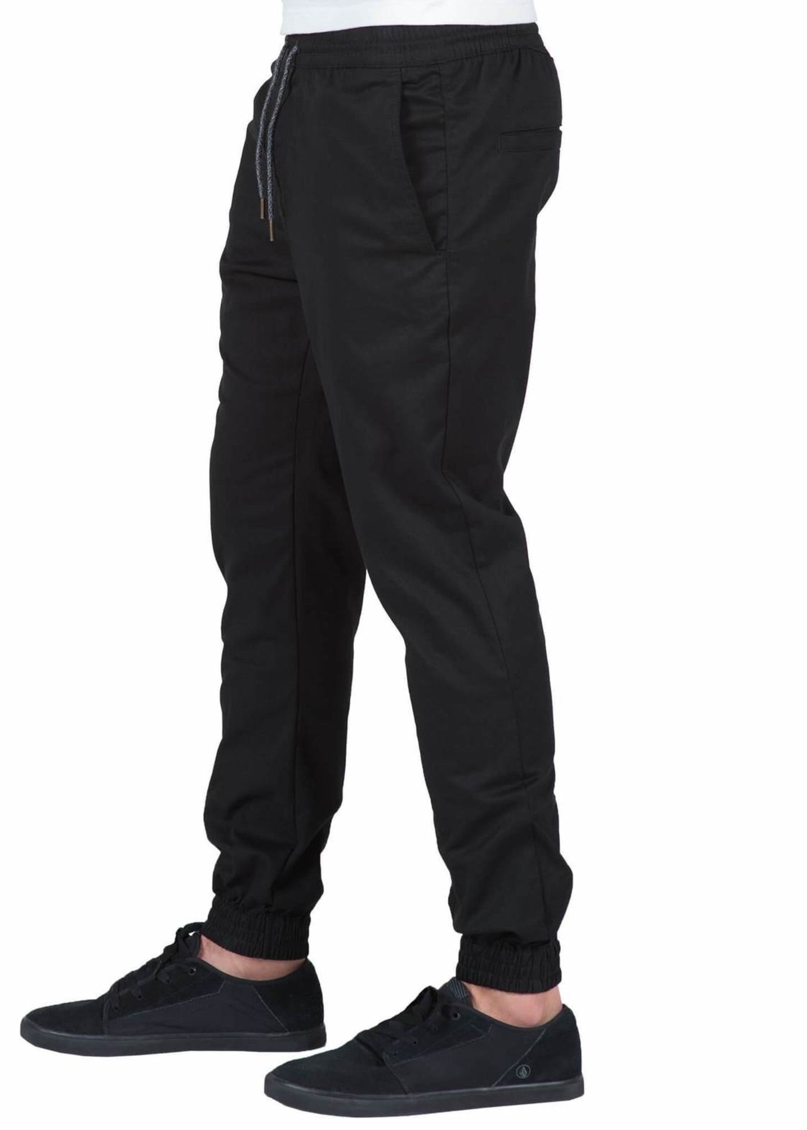 SLIM TRACK PANT in BLACK