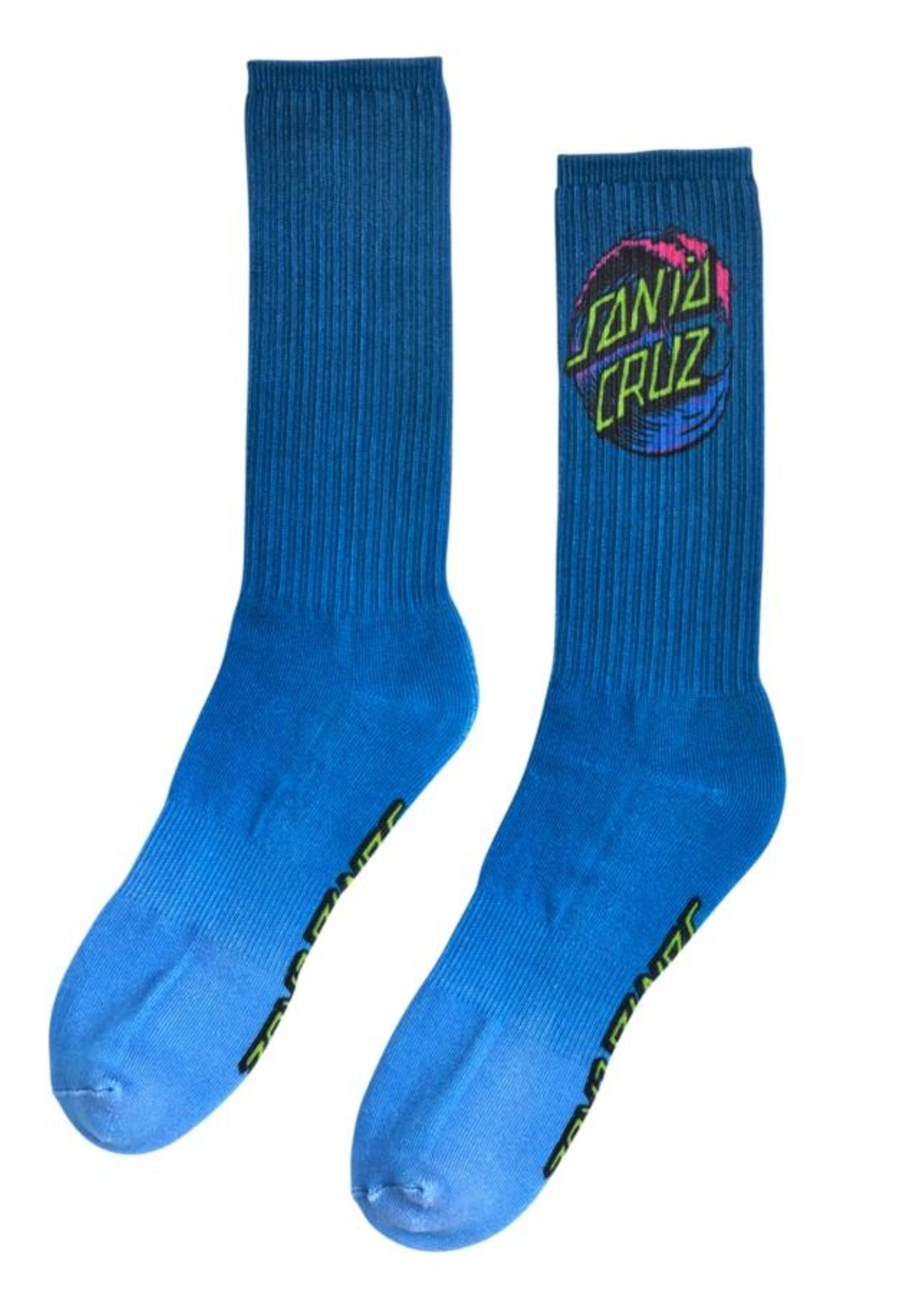 Santa Cruz SC MID CREW SOCKS WAVE DOT 44643008