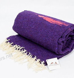 Yoga Accessories Thunderbird Blanket - Dark Purple