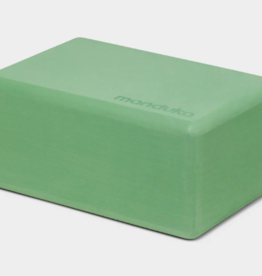 Manduka Recycled Foam Yoga Block - Leaf Green