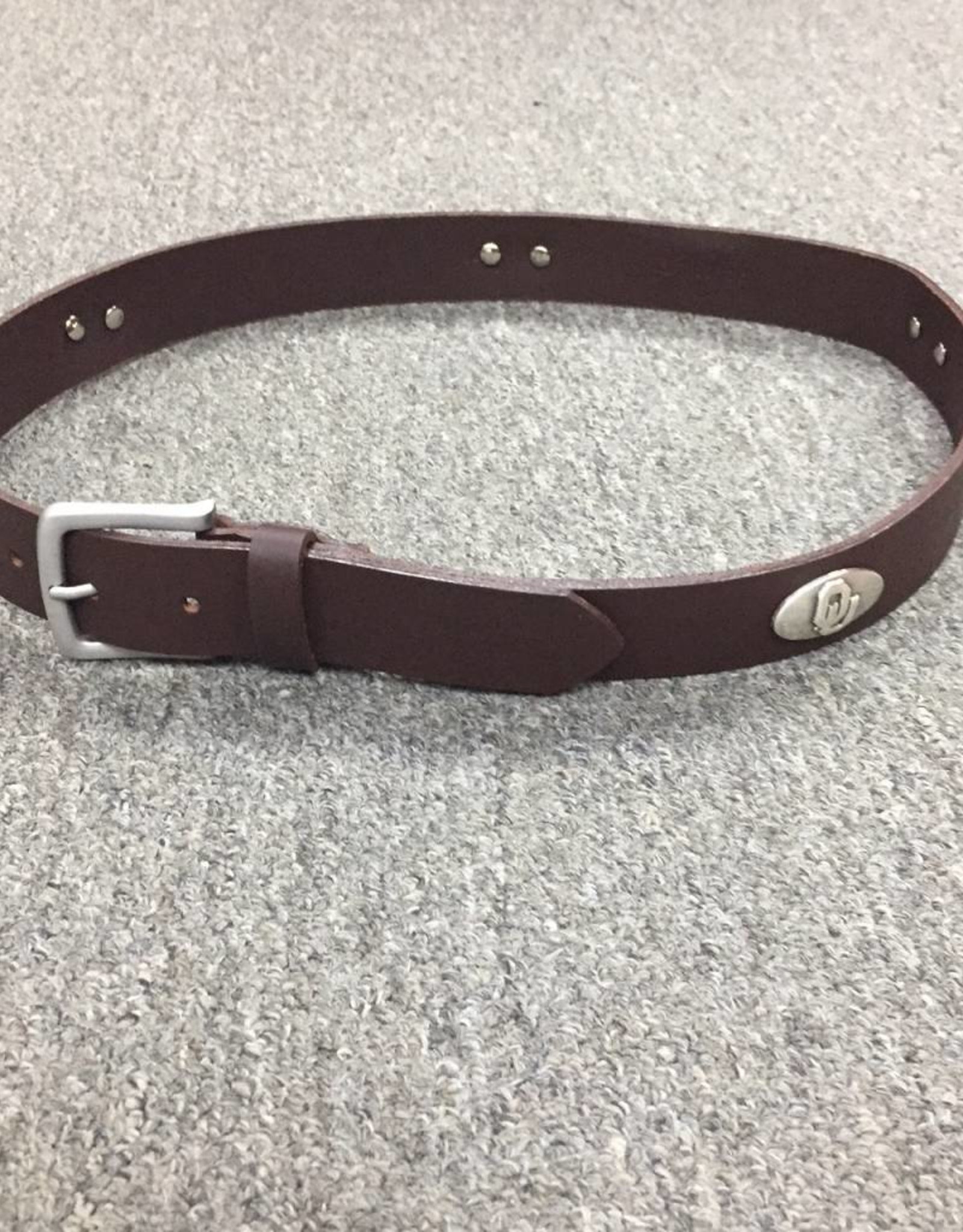 Jardine Game Day Leather 4 Concho Belt-Brown