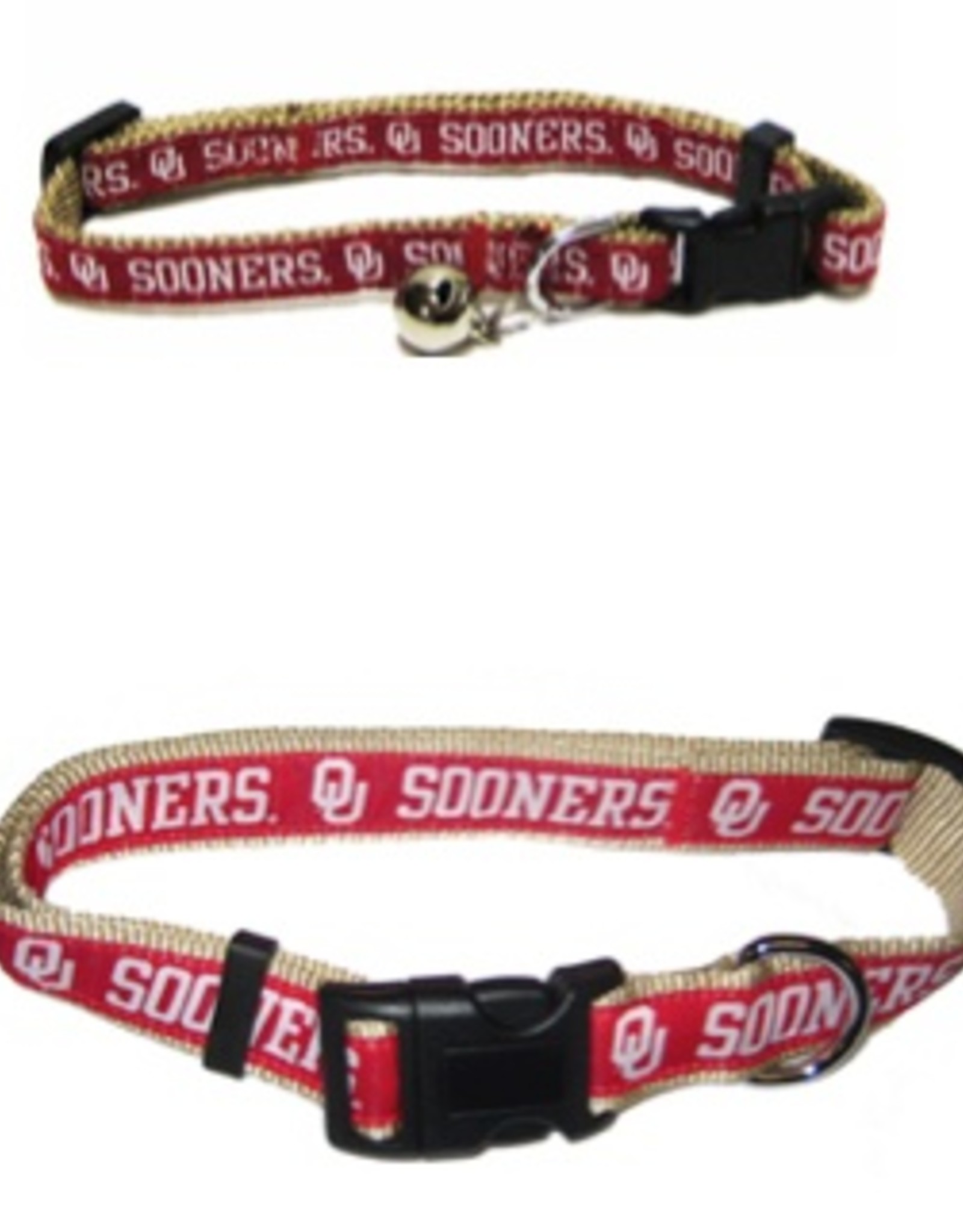 Pets First OU Sooners Crimson & Cream Dog/Cat Collar