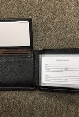 Zep-Pro Zep-Pro Black Pebble Grain Passcase Wallet