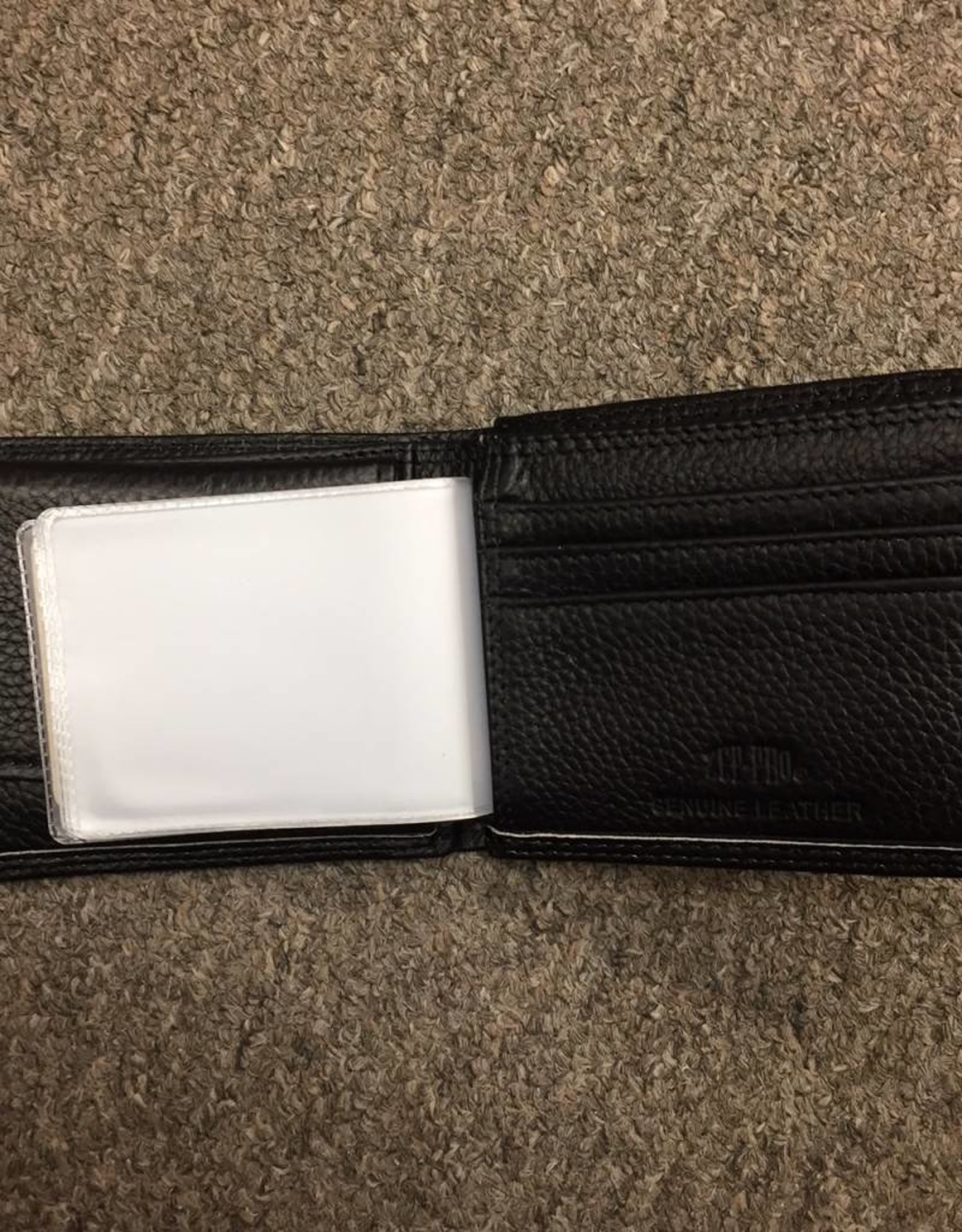 Zep-Pro Zep-Pro Black Pebble Grain Passcase Wallet