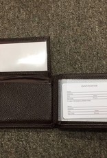 Zep-Pro Zep-Pro Brown Pebble Grain Bi-Fold Wallet