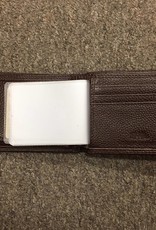 Zep-Pro Zep-Pro Brown Pebble Grain Bi-Fold Wallet