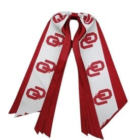 USA Licensed Bows Oklahoma Sooners Jumbo Pony Streamer