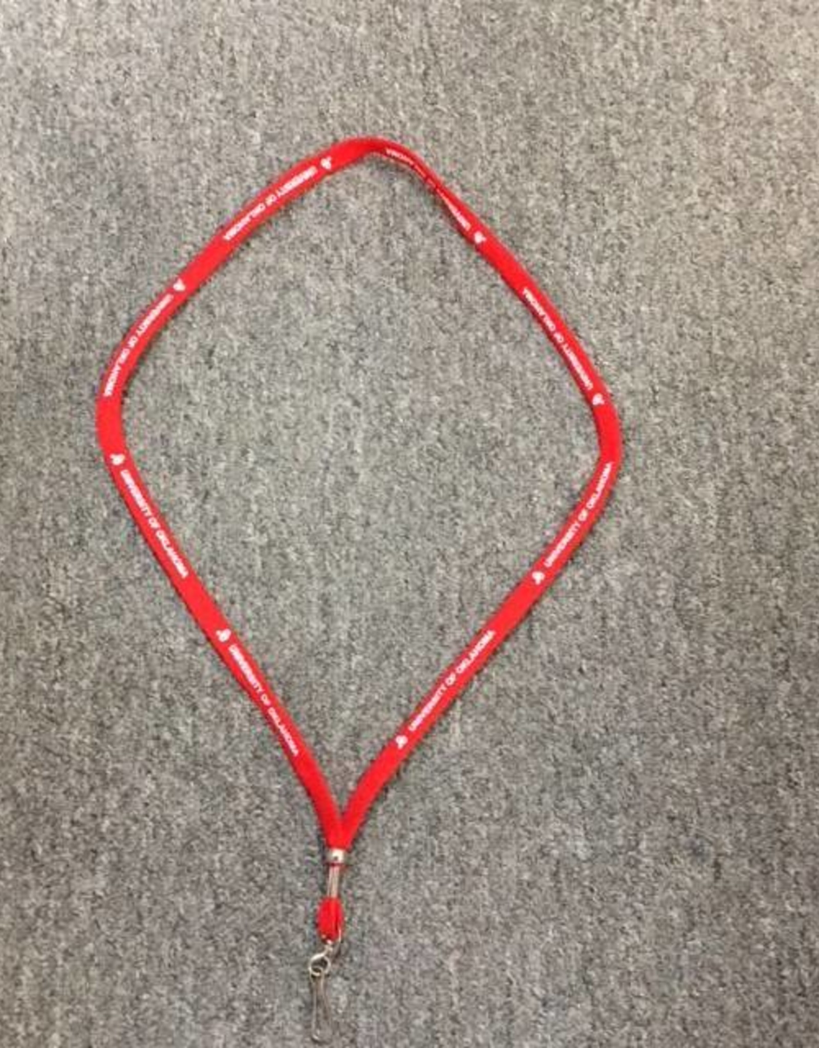 Jardine 3/8" OU University Of Oklahoma Lanyard w/ Swivel Hook Bright Crimson