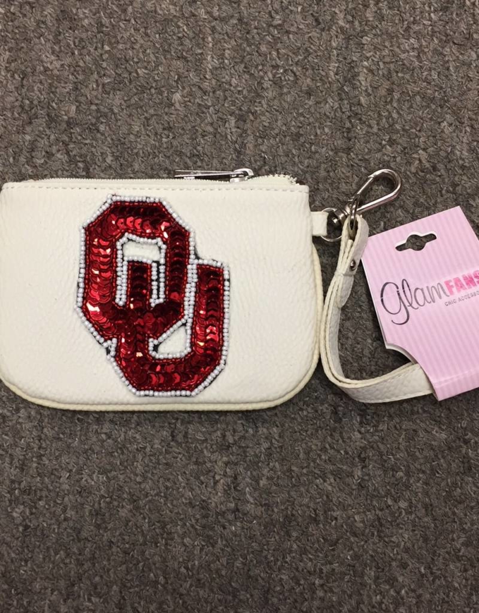 Spirit Products OU Sequins & Beads Wristlet