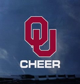 Color Shock OU Cheer Auto Decal