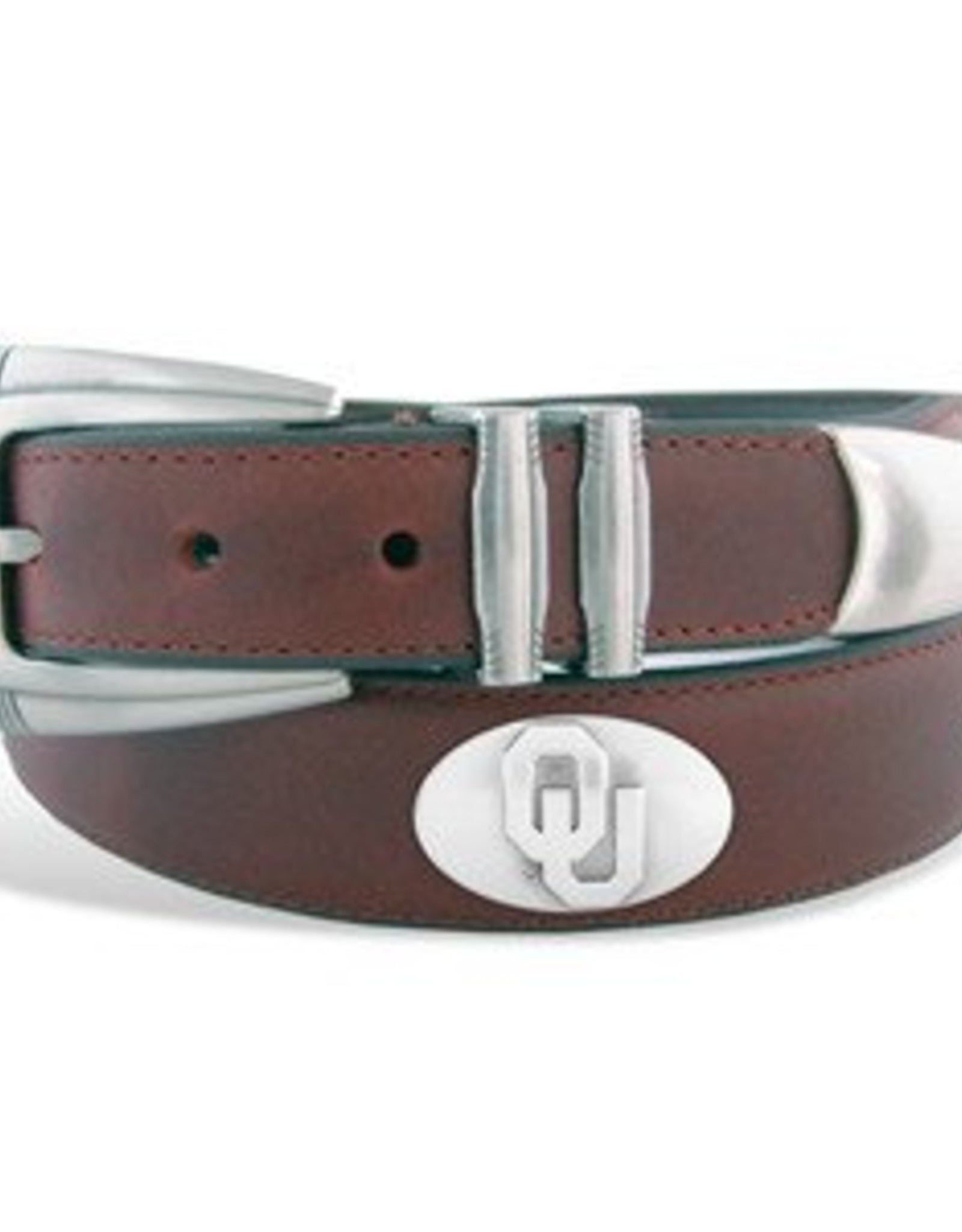 Zep-Pro Zep-Pro OU Concho Brown Ranger Style Belt