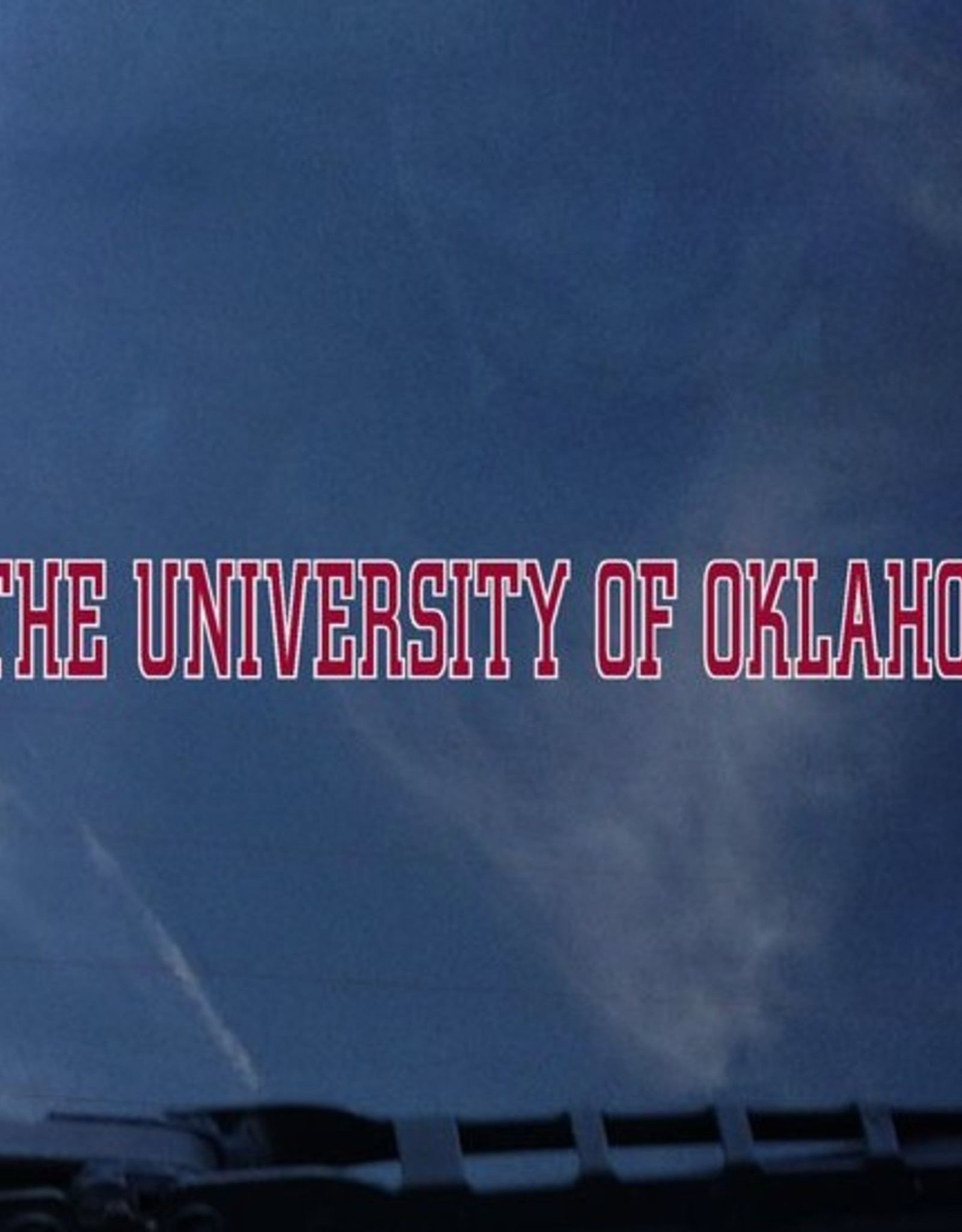 Color Shock OU The University Of Oklahoma Crimson/White Auto Decal 1.5"x15.5"