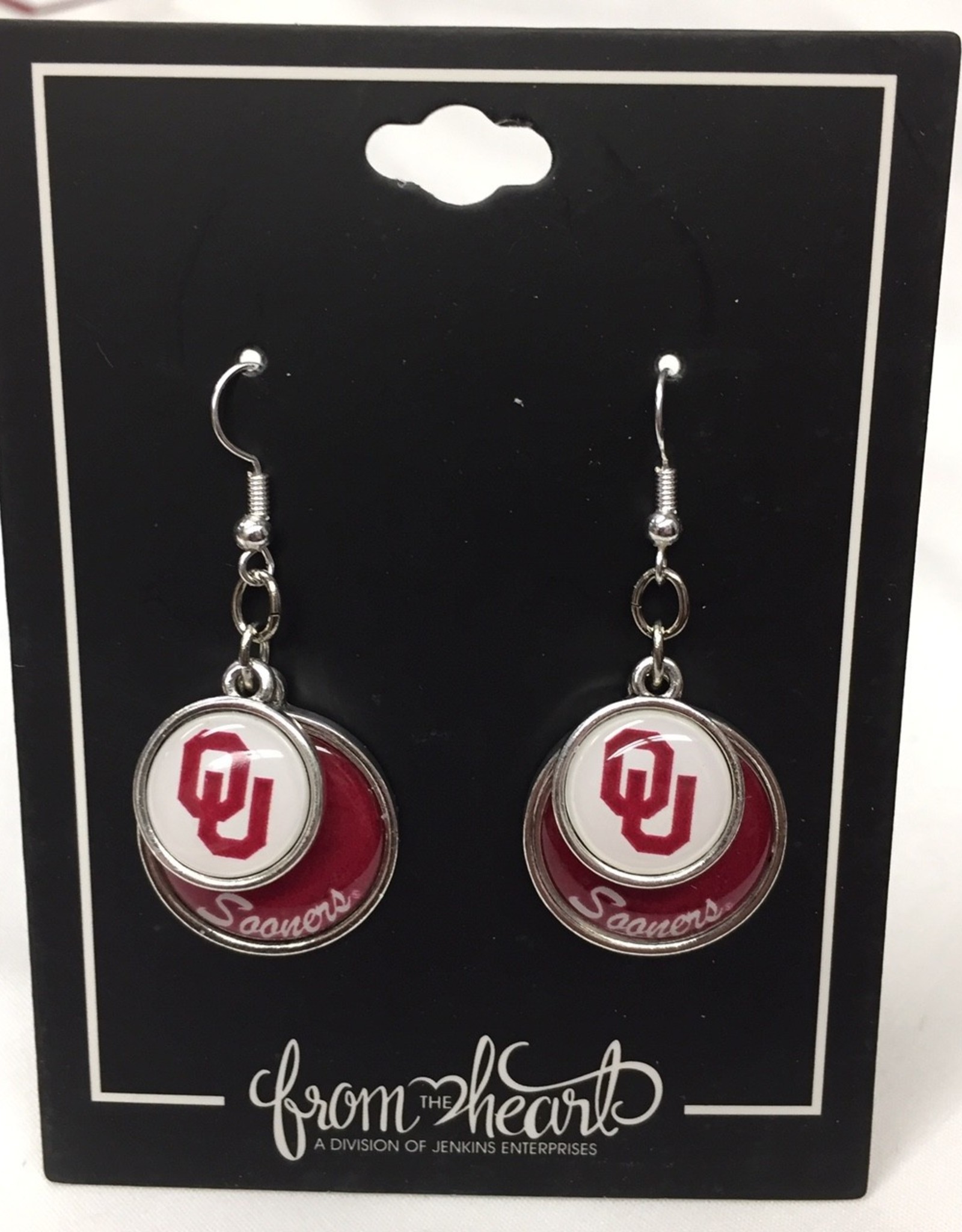 FTH FTH OU Stacked Disk Earrings