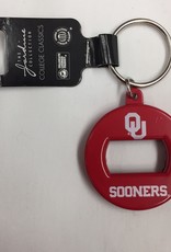 Jardine Bev Key OU Sooners Key Tag