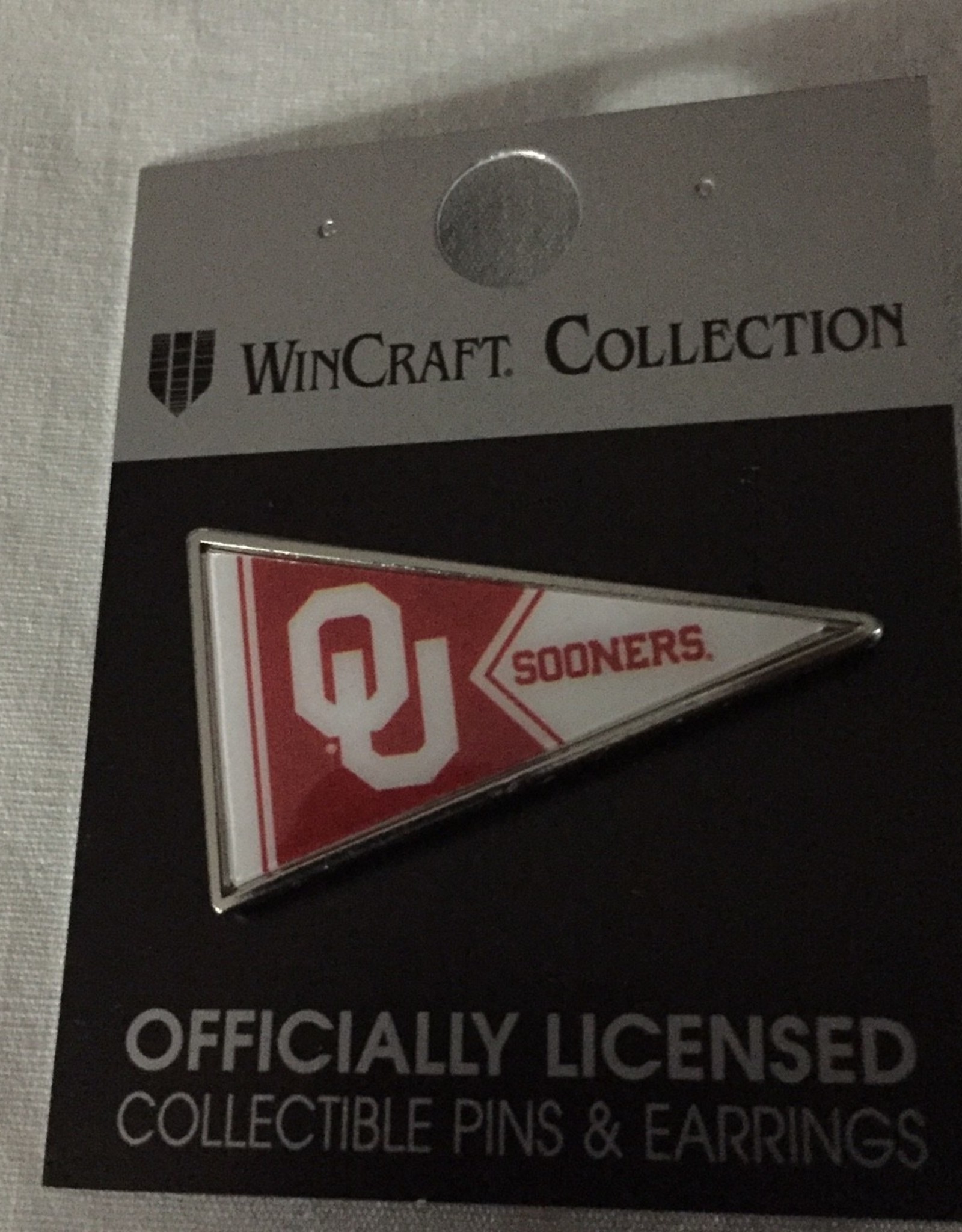 WinCraft OU Sooners Pennant Lapel Pin