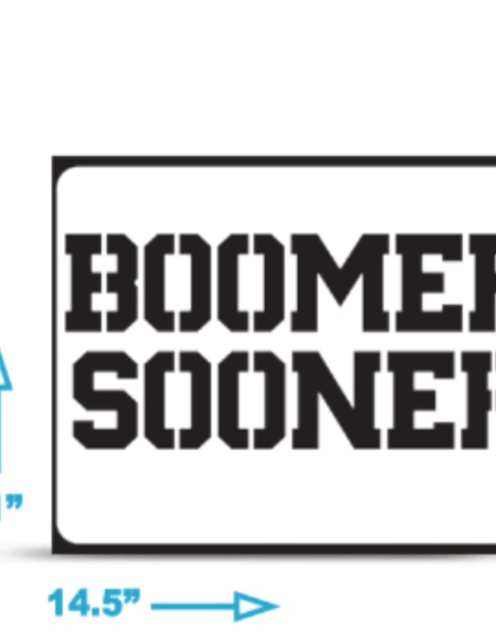 U-Stencil Boomer Sooner Mini Stencil