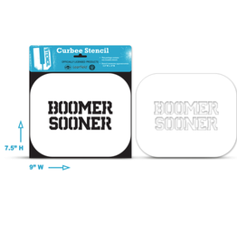 U-Stencil Boomer Sooner  Curb Stencil