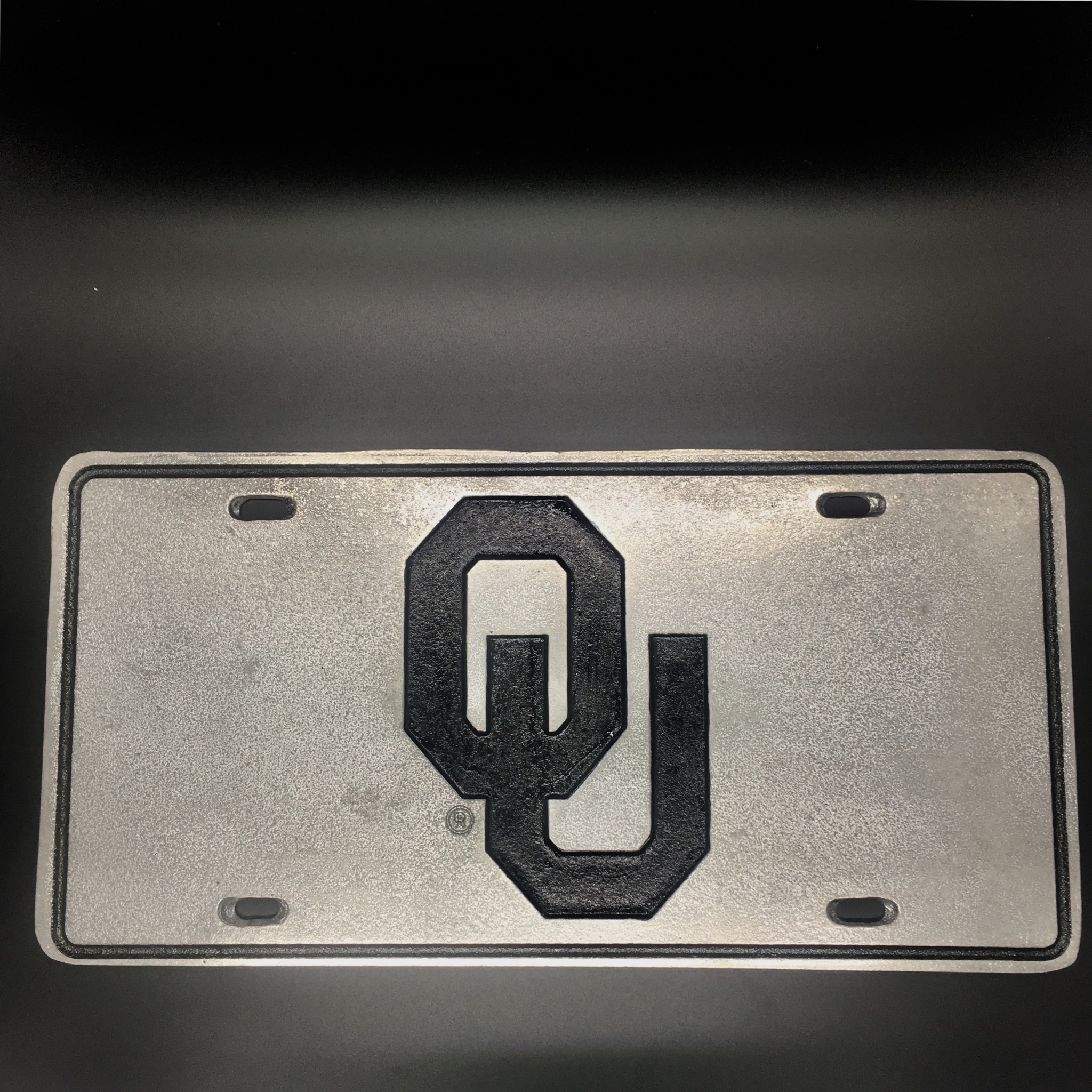Craftique Pewter OU License Plate Balfour of Norman