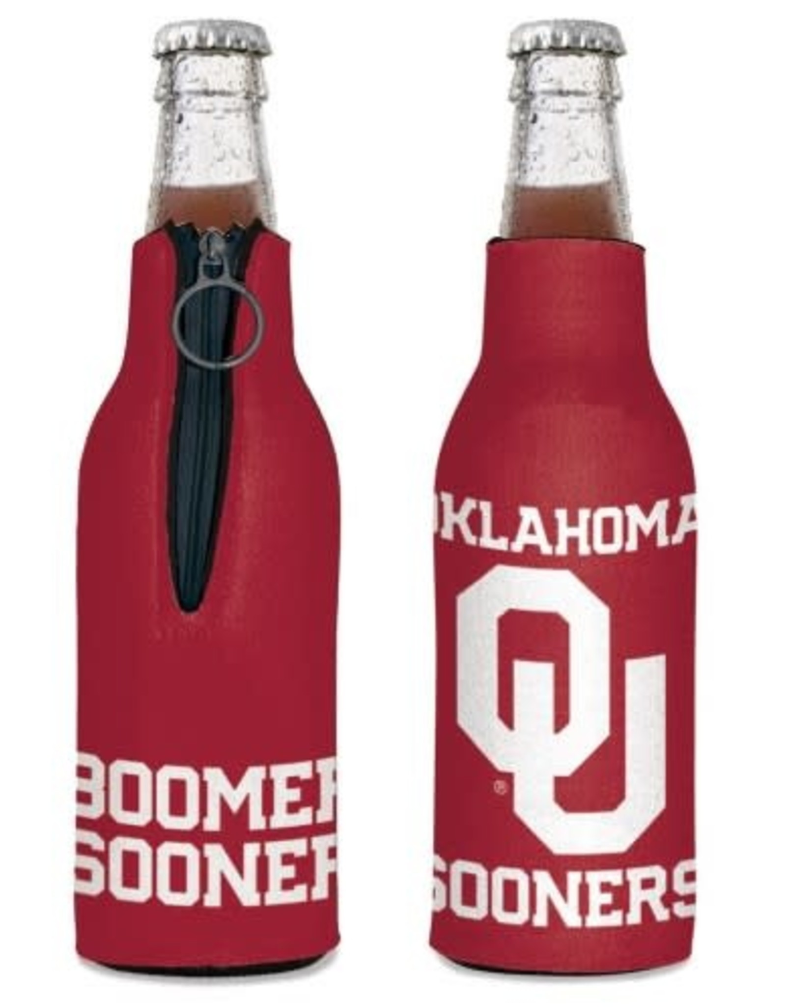 WinCraft Collapsable OU Oklahoma Sooners Zippered Bottle Cooler