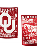 Team Sports America OU Fan Rules Suede House Flag  44" x 28"