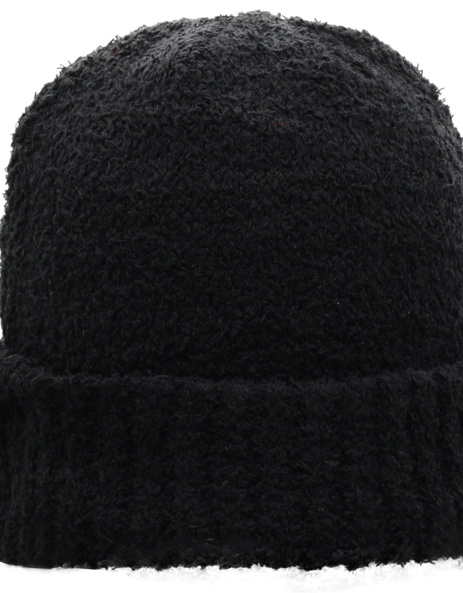 TOW TOW Marsh Black Fuzzy Knit Cap