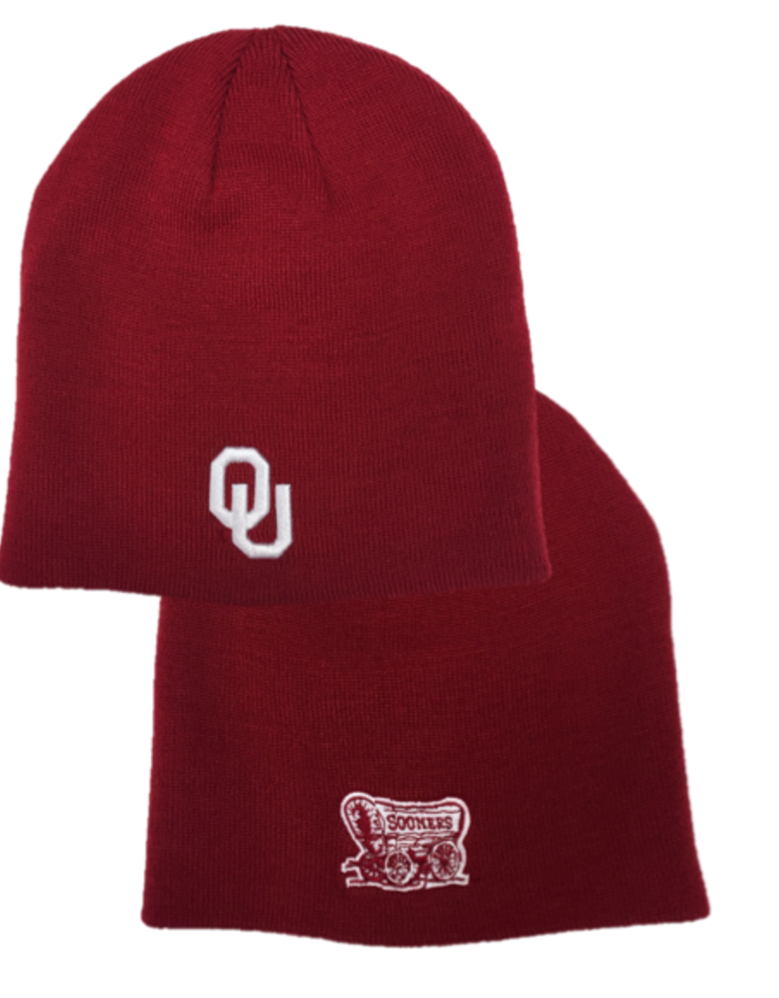 Top of the World TOW OU Schooner Solid Crimson Knit Beanie