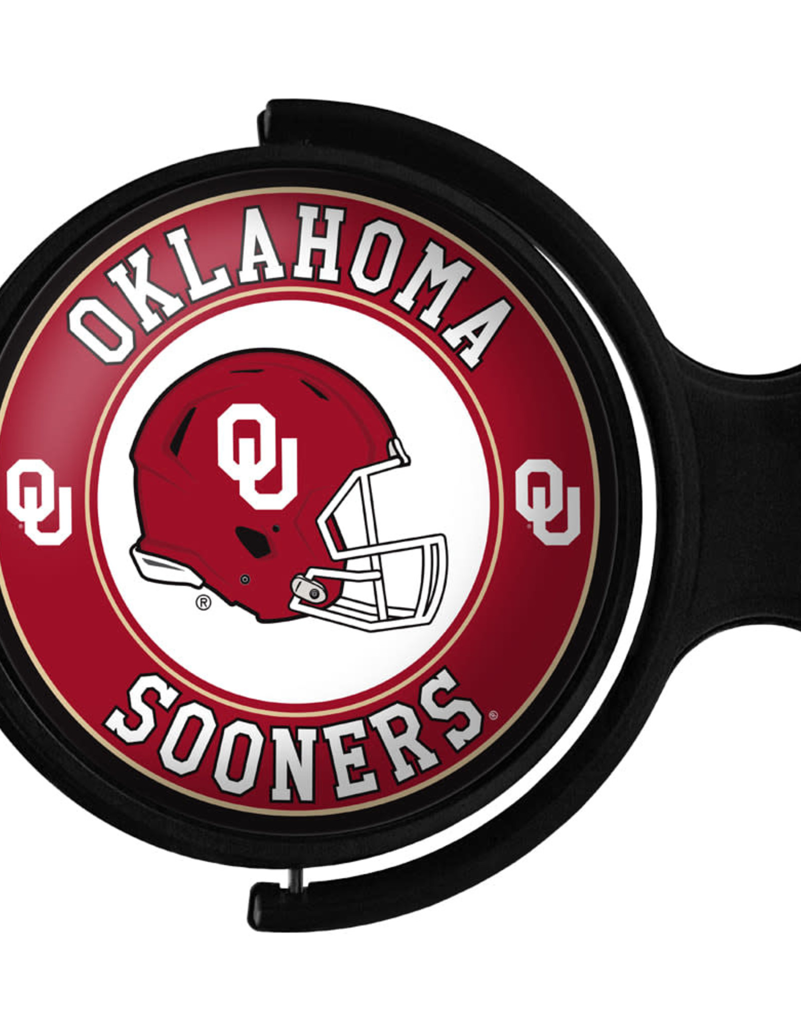 Rotating Oval Bubble OU Helmet Lighted Sign (online store