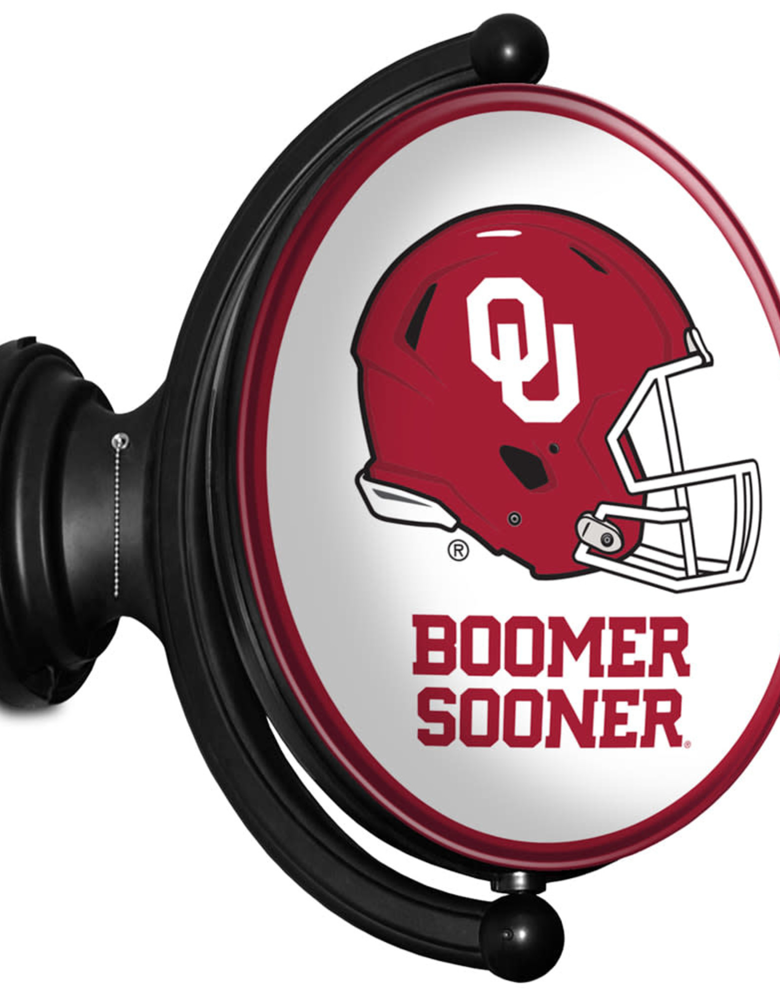 Rotating Oval Bubble OU Helmet Lighted Sign (online store