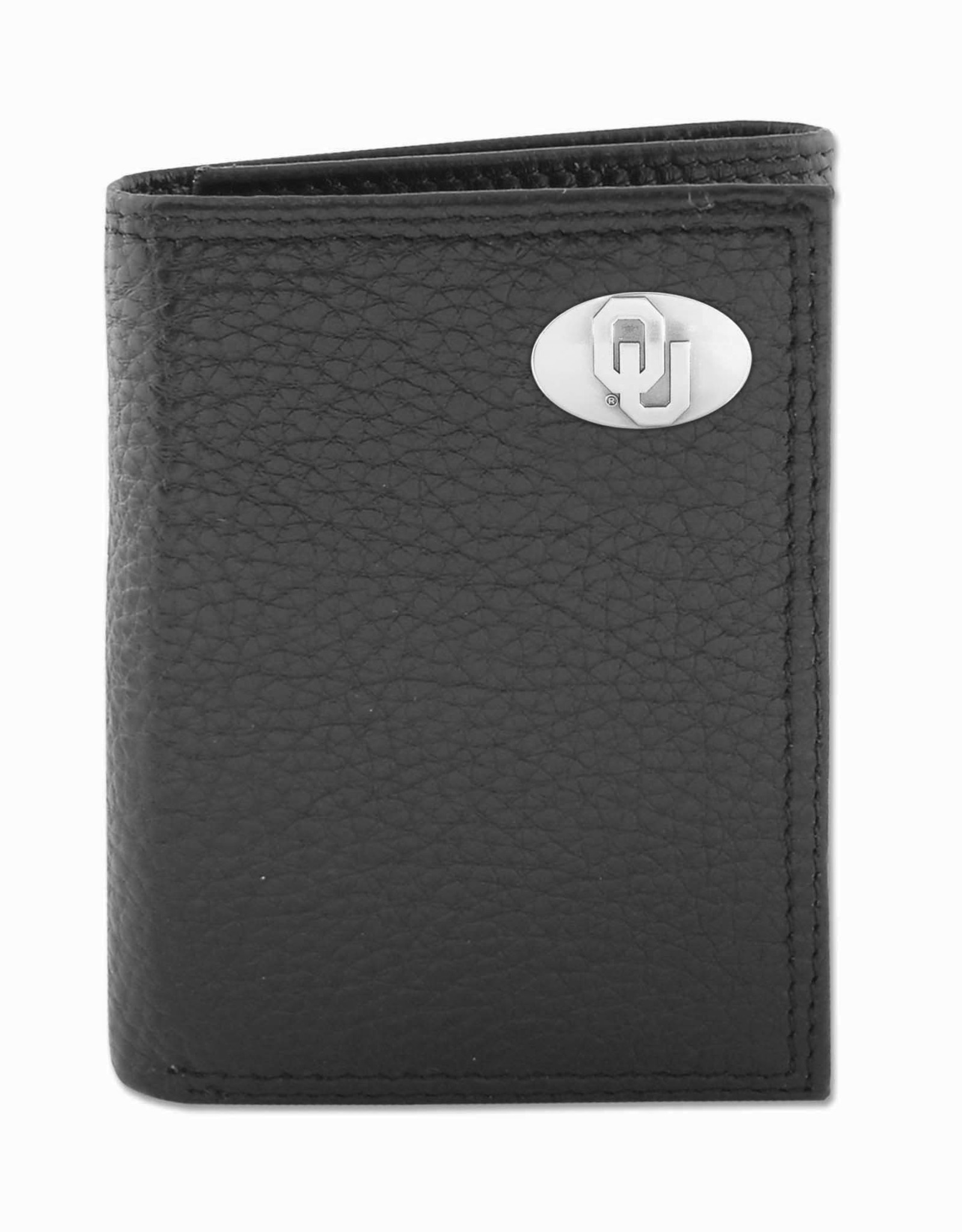 Zep-Pro Zep-Pro Black Pebble Grain Trifold Wallet