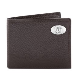 Zep-Pro Zep-Pro Brown Pebble Grain Bi-Fold Wallet